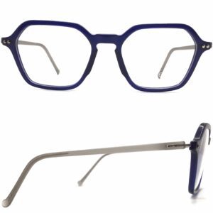 igreen eyeglasses v4 454 plastic modified navy hexagon