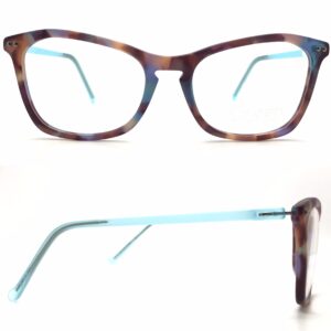 igreen eyeglasses v4 456 plastic matte teal tortoise modified square